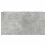 vidaXL Armoire murale de bain gris béton 80x25x40 cm bois d'ingénierie
