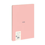 Cahier collé   papier ligné  48 pages A4  série 1918  rose