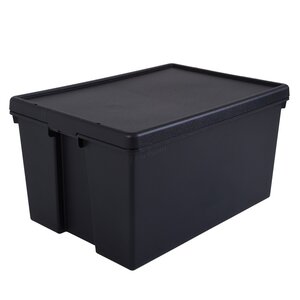 Pack and Move - Boîte Stockage Plastique - 49 x 68 5 x 37 cm - Stockage  Outils  Bricolage - Ultra Résistant - Réutilisable - 96L