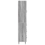 vidaXL Ensemble de Meubles 2 Pièces Sonoma gris 66 x 34 5 x 90 cm