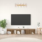 vidaXL Ensemble meuble TV 2 Pièces Chêne artisanal Bois d'ingénierie