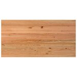 vidaXL Table à manger marron clair bois de chêne massif rectangulaire