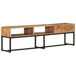 vidaXL Meuble TV 160x30x45 cm Bois d'acacia massif