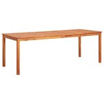 vidaXL Ensemble à manger de jardin 9 Pièces avec coussins Acacia solide