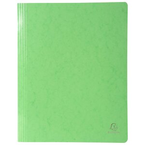 Chemise À Lamelle Carte Lustrée Pelliculée 355gm2 Iderama - A4 - Vert Anis - X 25 - Exacompta