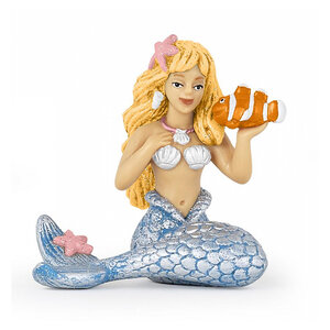 Sirène Argentée Papo - Figurine Légendaire de Collection