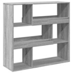 vidaXL Bibliothèque/Séparateur de pièce sonoma gris 100x33x94 5 cm