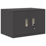 vidaXL Armoire de rangement Noir 60 x 40 x 40 cm Acier