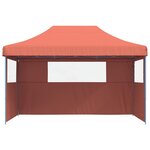 vidaXL Tente de fête 292 x 440 x 315 cm Terre cuite Tissu Oxford