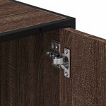 vidaXL Armoire de lavabo de salle de bain chêne marron 65x33x60 cm