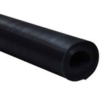 vidaXL Tapis de sol Noir 1 5 x 2 m Caoutchouc