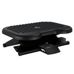vidaXL Repose-pieds Noir 46x34 5x11 cm