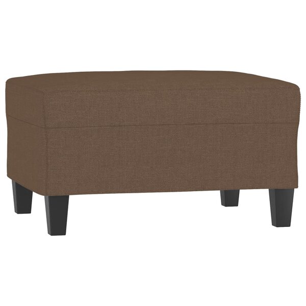 vidaXL Repose-pied Marron 70x55x41 cm Tissu