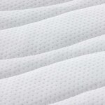 vidaXL Coussins de Matelas Blanc 180 x 200 cm Polyester sans colle
