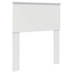 vidaXL Lit de Rangement Blanc 75 x 190 cm Bois d'ingénierie