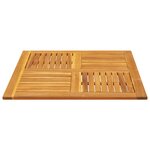 vidaXL Dessus de table 90x90x2 2 cm carré bois massif d'acacia