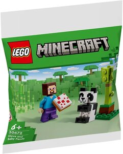 LEGO Minecraft - Aventure de Steve avec le Bébé Panda (Polybag) - 30672