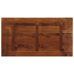 vidaXL Dessus de table 110x60x3 8cm rectangulaire bois massif récupéré