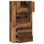 vidaXL Buffet en bois ancien 80x33x150 cm