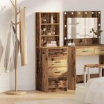 vidaXL Haut Armoire Bois ancien 40 x 41 x 135 cm Bois d'ingénierie