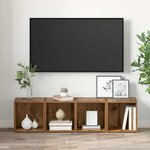 vidaXL Meuble TV Marron