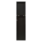 Miroir sur pied barletta psyché inclinable 150 x 35 cm noir 03_0007970