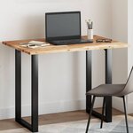 vidaXL Dessus de table rectangulaire 80x70x2 cm bois massif d'acacia