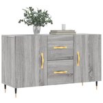 vidaXL Buffet sonoma gris 100x36x60 cm bois d'ingénierie