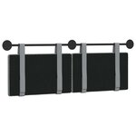 vidaXL Tête de lit suspendue Gris clair Tissu