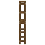 vidaXL Étagère de toilette Marron miel 63x26x171 cm Bois de pin massif