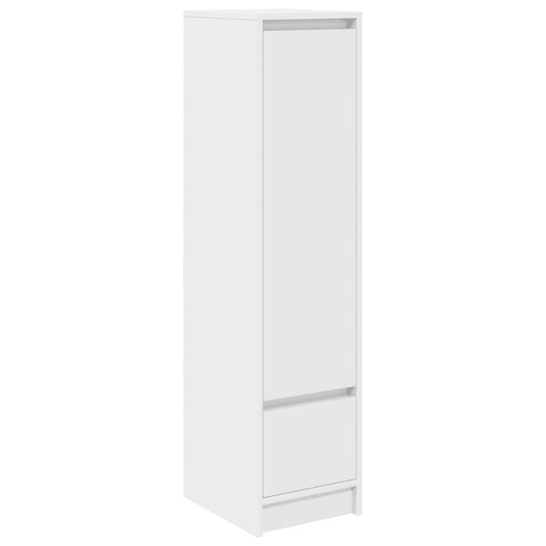 vidaXL Buffet haut blanc 29 5x34x119 5 cm bois d'ingénierie
