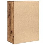 vidaXL Buffet avec tiroir Vieux bois 79 x 38 x 80 cm Bois d'ingénierie