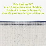 ACROPAQ 5 Pochettes documents à fermeture éclair en maille- 5x Pochettes 357x272mm PVC