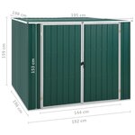 vidaXL Abri de jardin Vert 195x198x159 cm Acier galvanisé