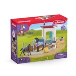 Schleich 42611 - Horse Club Box à cheval avec Jument et Poulain