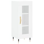 vidaXL Buffet blanc 34 5x34x90 cm bois d'ingénierie