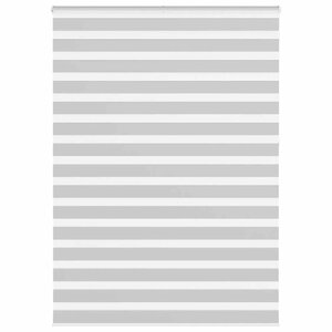 vidaXL Store zèbre gris clair largeur du tissu 150 9 cm polyester