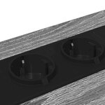 vidaXL Cabinet de chevet Sonoma gris 42 x 41 x 56 cm Bois d'ingénierie