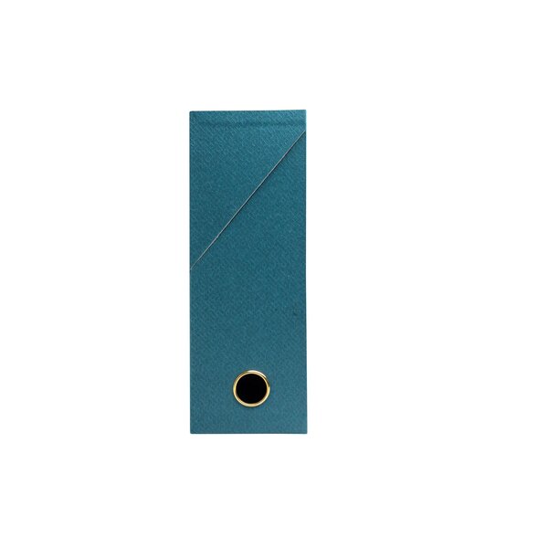 Boîte De Transfert Officebyme Dos 90mm - Bleu Canard - X 5 - Exacompta