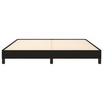 vidaXL Cadre de lit sans matelas noir 180x200 cm tissu