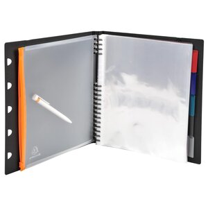 Protège document 80 vues EXAVIEW  couverture rigide PP 20/10 recyclé. x 10 EXACOMPTA
