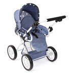 Bayer Chic 2000 560-51 - Poussette combinée Leni Étoiles Bleu marine