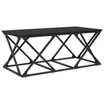 vidaXL Table basse Chêne noir 100 x 49 x 40 cm Bois d'ingénierie
