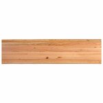 vidaXL Table à manger avec bord naturel 320x80x74 cm bois massif chêne