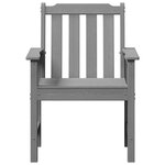 Chaises de Salle à Manger de Jardin vidaXL 6 Pièces Gris clair 65.5x55.5x88 cm HDPE