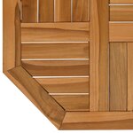 vidaXL Dessus de table 50x50x2 5 cm octogonal bois de teck massif