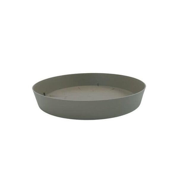 PLASTIKEN Plateau pour Pot a fleurs 24 Cm Collection TES- Taupe