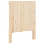 vidaXL Tête de lit 80x104 cm bois massif de pin
