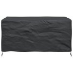 vidaXL Housse pour meubles Uni Noir 150 x 90 x 75 cm 420D
