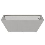 vidaXL Pot de jardin en forme de bol Argent 50 x 50 x 15 cm
